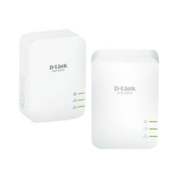 D-Link PowerLine AV2 600 Gigabit Starter Kit DHP-601AV - Kit adattatore powerline - GigE, HomePlug AV (HPAV) - collegabile a pa