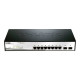 D-Link Smart+ DGS-1210-10 - Switch - gestito - 8 x 10/100/1000 + 2 x SFP - desktop, montabile su rack