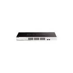 D-Link Smart+ DGS-1210-26 - Switch - intelligente - 24 x 10/100/1000 + 2 x Gigabit SFP - desktop, montabile su rack