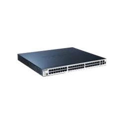 D-Link xStack DGS-3120-48PC - Switch - gestito - 44 x 10/100/1000 + 4 x SFP combinato - desktop - PoE