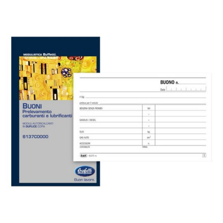 Data Ufficio - Acquisto carburante - 240 x 170 mm (pacchetto di 50)