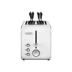 De'Longhi CTX 2203 - Tostapane - 2 fetta - 2 Slot - argento