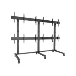 CHIEF FUSION - Carrello - per 6 schermi LCD - nero - dimensione schermo: 42"-46"