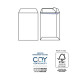 Busta a sacco Competitor FSC - strip adesivo - 16 x 23 cm - 80 gr - bianco - Pigna Envelopes - conf. 100 pezzi