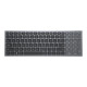 Dell KB740 - Tastiera - compact, multi device - senza fili - 2.4 GHz, Bluetooth 5.0 - QWERTY - USA Internazionale - Titan Gray 