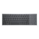 Dell KB740 - Tastiera - compatto, multi dispositivo - senza fili - 2.4 GHz, Bluetooth 5.0 - QWERTY - italiana - Titan Gray - co