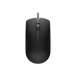 Dell MS116 - Mouse - ottica - 2 pulsanti - cablato - USB - nero - retail - per Inspiron 17R 57XX, 17R 7720- Latitude D630- Opti