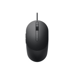 Dell MS3220 - Mouse - laser - 5 pulsanti - cablato - USB 2.0 - nero - con 3 anni di Advanced Exchange Service - per Dell 32XX, 