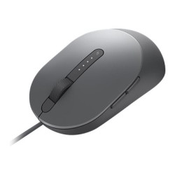 Dell MS3220 - Mouse - laser - 5 pulsanti - cablato - USB 2.0 - Titan Gray - con 3 anni di Advanced Exchange Service - per Chrom