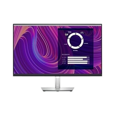 Dell P2723D - Monitor a LED - 27" (26.96" visualizzabile) - 2560 x 1440 QHD @ 60 Hz - IPS - 350 cd/m² - 1000:1 - 5 ms - HDMI, D