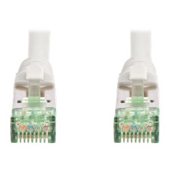 DIGITUS - Cavo patch - RJ-45 (M) a RJ-45 (M) - 2 m - SFTP - CAT 8.1 - IEEE 802.3 - senza alogeni, stampato - grigio