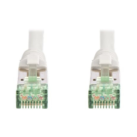 DIGITUS - Cavo patch - RJ-45 (M) a RJ-45 (M) - 2 m - SFTP - CAT 8.1 - IEEE 802.3 - senza alogeni, stampato - grigio