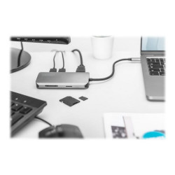 DIGITUS DA-70884 USB-C Universal Docking Station - Docking station - USB-C - HDMI - GigE