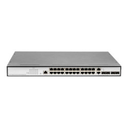 DIGITUS DN-80221-3 - Switch - gestito - 24 x 10/100/1000 + 2 x 10/100/1000/SFP (uplink) + 2 x SFP (GBIC mini) uplink - desktop,