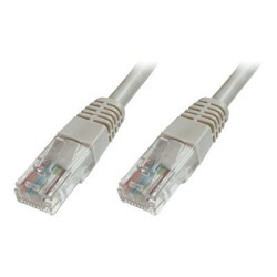 DIGITUS Ecoline - Cavo patch - RJ-45 (M) a RJ-45 (M) - 10 m - UTP - CAT 5e - schermato - grigio