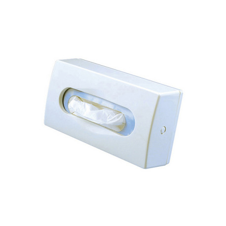 Dispenser per veline di carta - da muro - 27x7x14 cm - bianco - Mar Plast