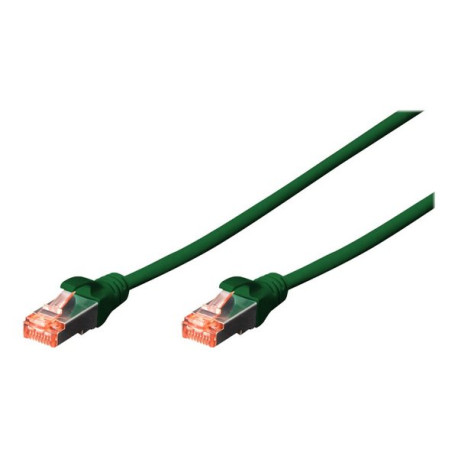 DIGITUS Professional - Cavo patch - RJ-45 (M) a RJ-45 (M) - 1 m - SFTP, PiMF - CAT 6 - IEEE 802.3 - schermato, senza alogeni, a