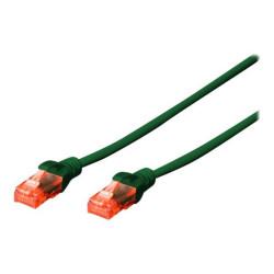 DIGITUS Professional - Cavo patch - RJ-45 (M) a RJ-45 (M) - 1 m - UTP - CAT 6e - IEEE 802.3 - senza alogeni, stampato, antiaggr