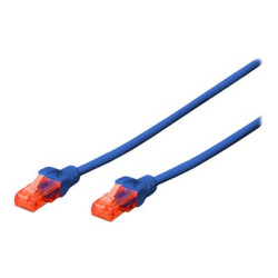 DIGITUS Professional - Cavo patch - RJ-45 (M) a RJ-45 (M) - 2 m - UTP - CAT 6e - senza alogeni, stampato, antiaggrovigliamento 