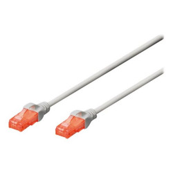 DIGITUS Professional - Cavo patch - RJ-45 (M) a RJ-45 (M) - 3 m - UTP - CAT 6e - IEEE 802.3 - senza alogeni, stampato, antiaggr