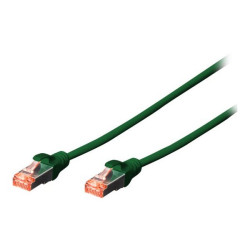 DIGITUS Professional - Cavo patch - RJ-45 (M) a RJ-45 (M) - 5 m - SFTP, PiMF - CAT 6e - IEEE 802.3 - senza alogeni, stampato, a