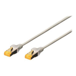 DIGITUS Professional - Cavo patch - RJ-45 (M) a RJ-45 (M) - 50 cm - SFTP - CAT 6a - schermato, senza alogeni, antiaggrovigliame