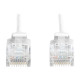 DIGITUS Slim - Cavo patch - RJ-45 (M) a RJ-45 (M) - 1 m - UTP - CAT 6 - senza alogeni, stampato, antiaggrovigliamento - grigio