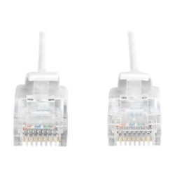 DIGITUS Slim - Cavo patch - RJ-45 (M) a RJ-45 (M) - 10 m - UTP - CAT 6 - senza alogeni, stampato, antiaggrovigliamento - grigio