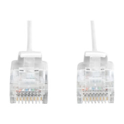 DIGITUS Slim - Cavo patch - RJ-45 (M) a RJ-45 (M) - 15 m - UTP - CAT 6 - senza alogeni, stampato, antiaggrovigliamento - grigio