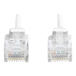 DIGITUS Slim - Cavo patch - RJ-45 (M) a RJ-45 (M) - 2 m - UTP - CAT 6 - senza alogeni, stampato, antiaggrovigliamento - grigio