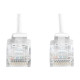 DIGITUS Slim - Cavo patch - RJ-45 (M) a RJ-45 (M) - 3 m - UTP - CAT 6 - senza alogeni, stampato, antiaggrovigliamento - grigio