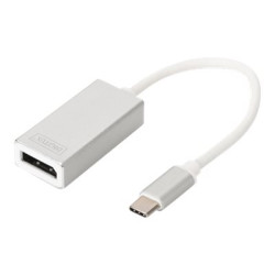 DIGITUS USB 3.0 Type C 4K Displayport Graphic Adapter - Adattatore video esterno - USB-C 3.1 - DisplayPort