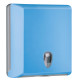 Dispenser asciugamani piegati Soft Touch - 29x10,5x30,5 cm - azzurro - Mar Plast