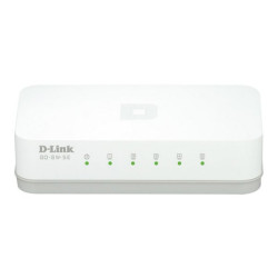 dlinkgo 5-Port Fast Ethernet Easy Desktop Switch GO-SW-5E - Switch - 5 x 10/100 - desktop