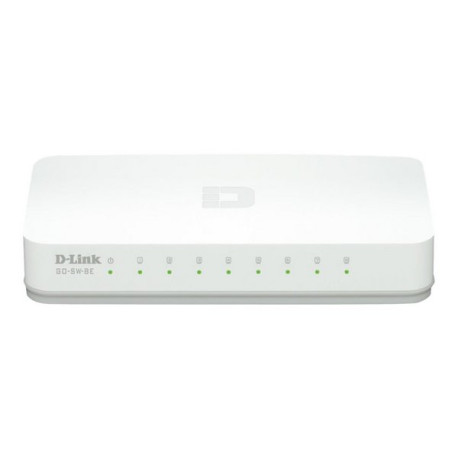 dlinkgo 8-Port Fast Ethernet Easy Desktop Switch GO-SW-8E - Switch - 8 x 10/100 - desktop