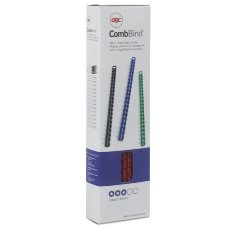 Dorsi spirale - 21 anelli - 10 mm - bianco - GBC - conf. 100 pezzi