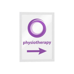 DURABLE DURAFRAME - Portadocumenti - montabile a parete, montabile su porta - per A4 - fronte e retro - bianco (pacchetto di 2)