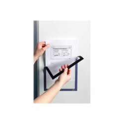 DURABLE DURAFRAME MAGNETIC - Portadocumenti - per A4 - magnetica - blu (pacchetto di 5)