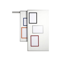 DURABLE DURAFRAME MAGNETIC - Portadocumenti - per A4 - magnetica - nero (pacchetto di 5)
