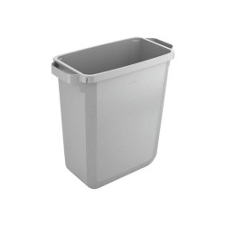 DURABLE DURABIN - Cestino della spazzatura - rettangolare - 60 L - maniglie - per esterni - plastica - grigio