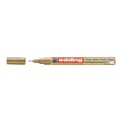 edding 780 creative paint - Marcatore - permanente - oro - inchiostro pigmentato - 0.8 mm - extra fine