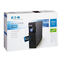 Eaton Ellipse PRO 1200 - UPS - 230 V c.a. V - 750 Watt - 1200 VA - 7 Ah - USB - connettori di uscita 8 - 2U - 19"