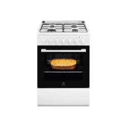 Electrolux LKK600000W - Cucina - libera installazione - larghezza: 60 cm - profondità 60 cm - altezza: 85.7 cm - bianco