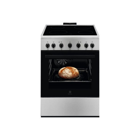 Electrolux LKR620002X - Cucina - libera installazione - larghezza: 60 cm - profondità 60 cm - altezza: 85.8 cm - acciaio inossi