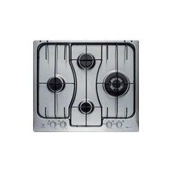 Electrolux Soft RGG 6243 LOX - Piano cottura a gas - 4 piastre - Nicchia - larghezza: 56 cm - profondità 48 cm - acciaio inossi