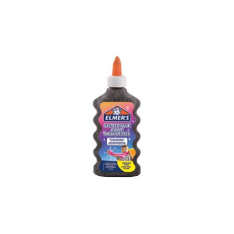 Elmer's - Colla glitterata - 177 ml - nero