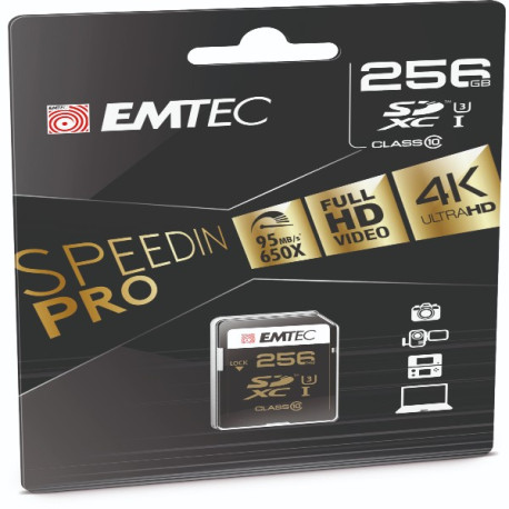 Emtec - SD Speedin USH-1 U3 - ECMSD256GXC10SP - 256GB