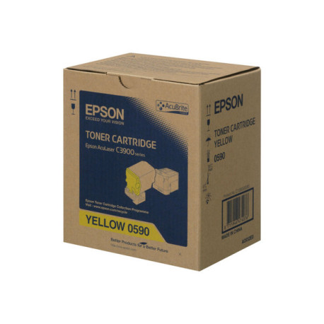 Epson - Alta capacità - giallo - originale - cartuccia toner - per AcuLaser C3900DN, C3900DTN, C3900N, C3900TN, CX37DN, CX37DNF