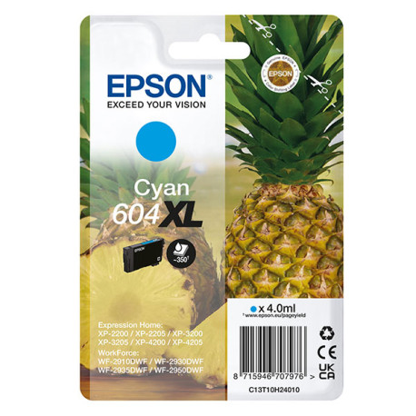 Epson - Cartuccia - Ciano - 604XL - C13T10H24010 - 4 ml