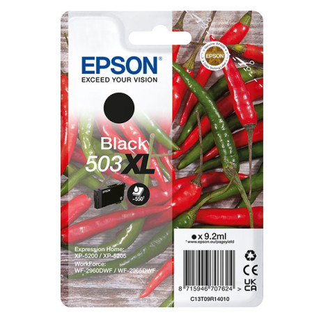 Epson - Cartuccia - Nero - 503XL - C13T09R14010 - 9,2 ml